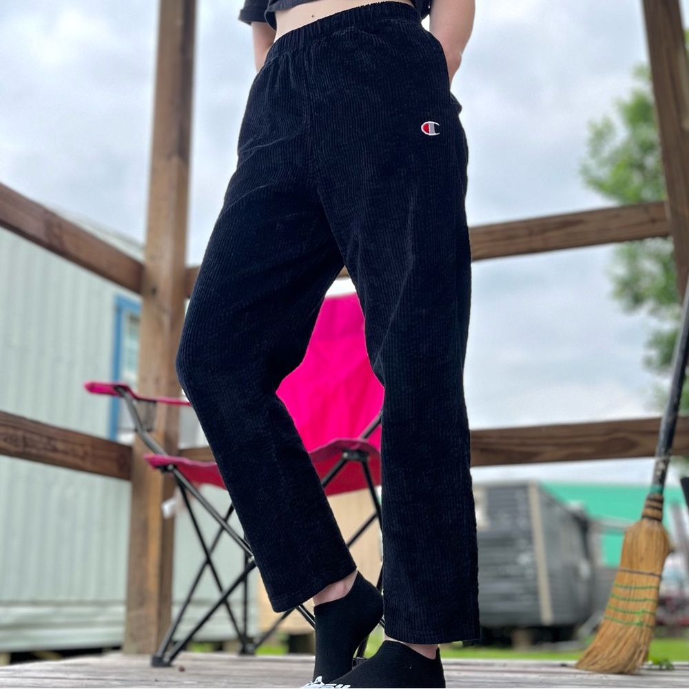 NWOT! CHAMPION BLACK CORDUROY PANTS